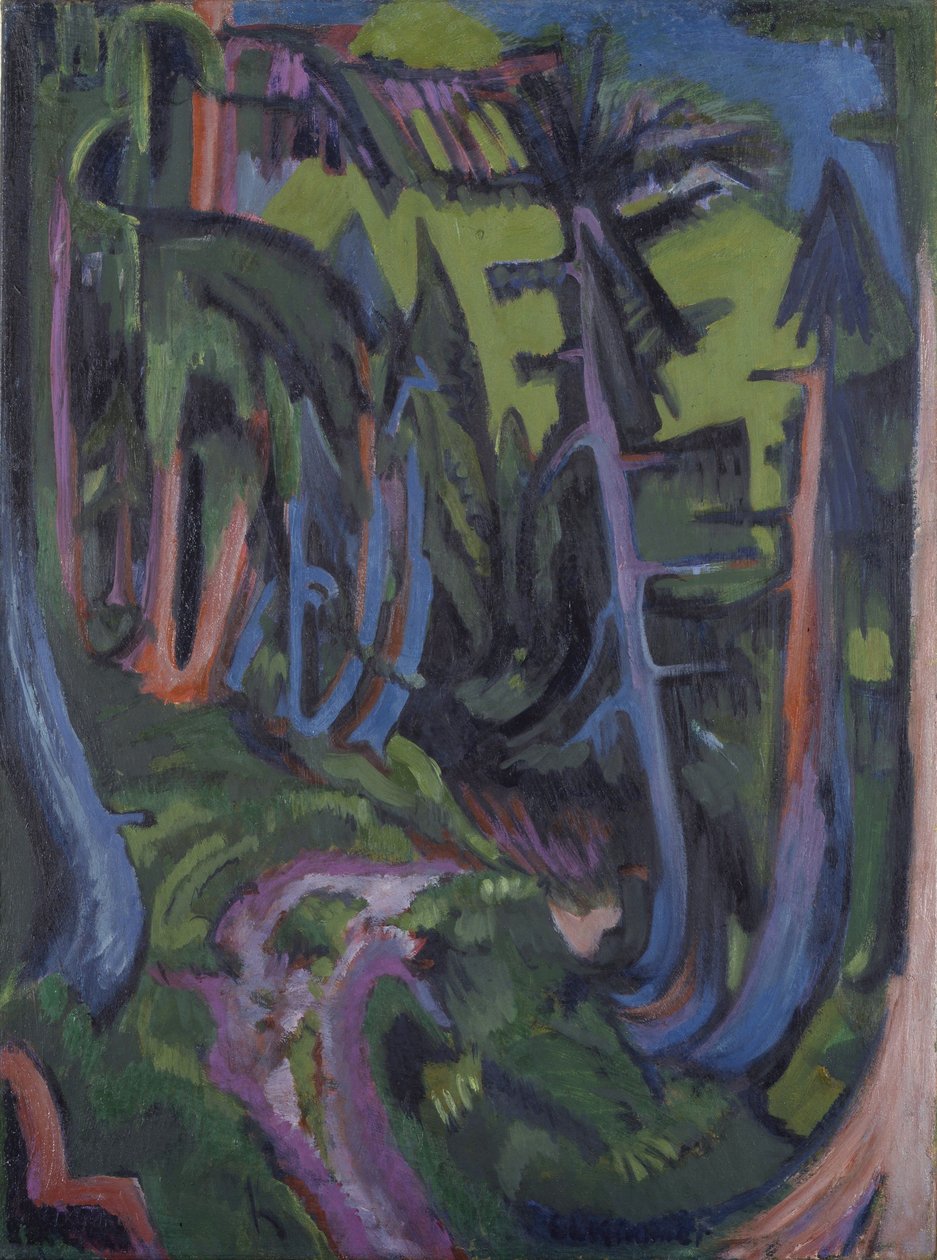 Fjellskogsti av Ernst Ludwig Kirchner