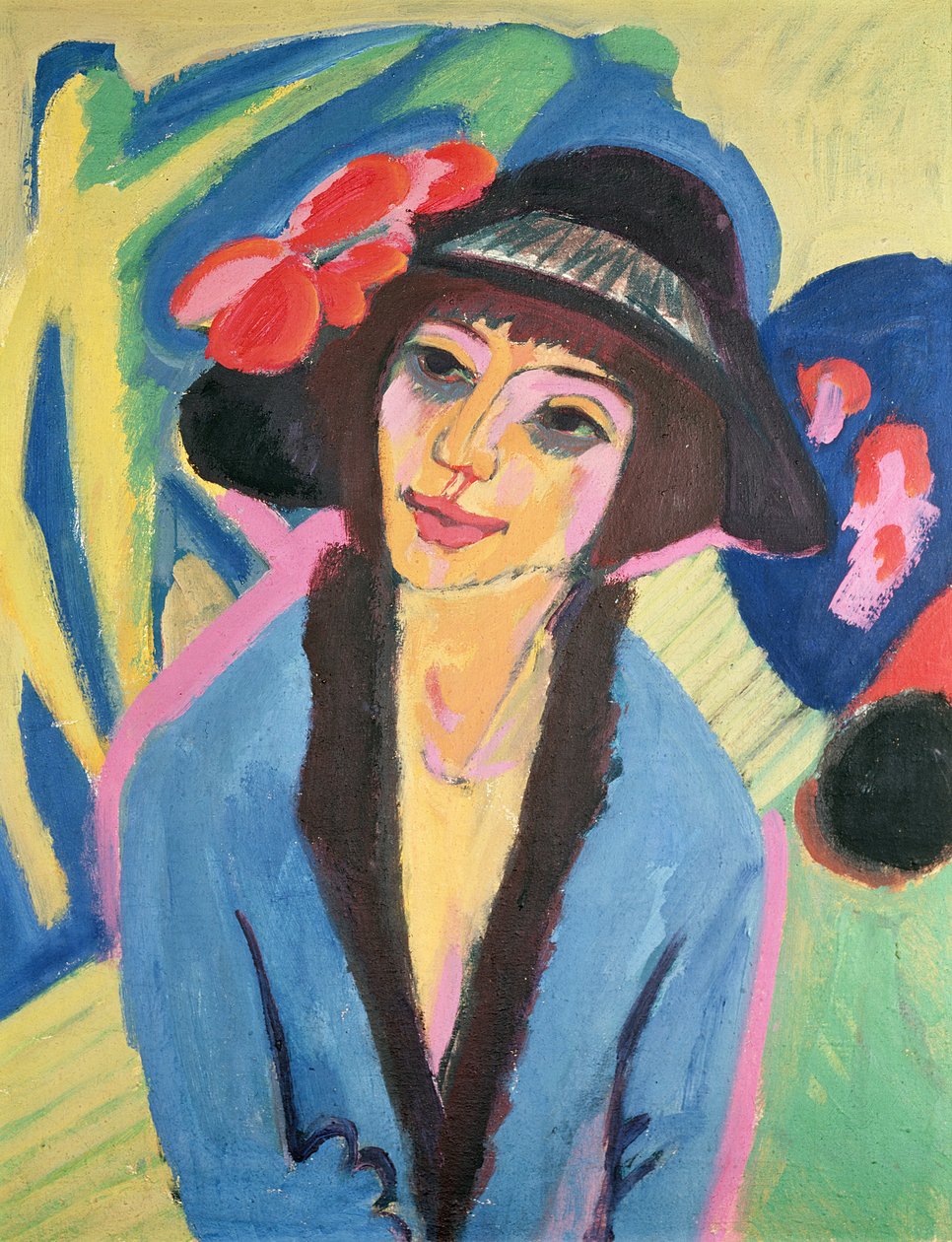 Portrett av Gerda av Ernst Ludwig Kirchner