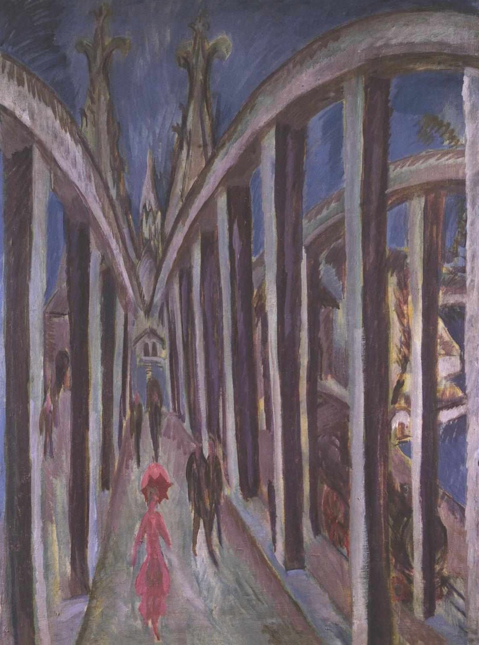 Rhinen bro av Ernst Ludwig Kirchner