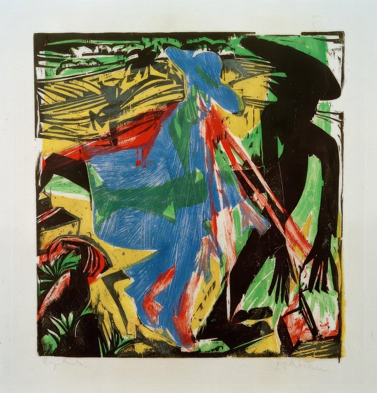 Schlemihls møte med skyggen av Ernst Ludwig Kirchner