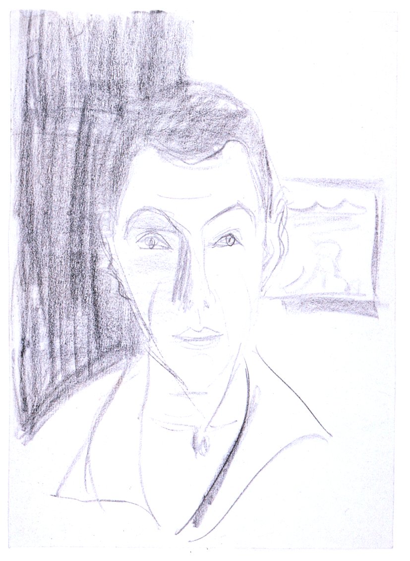 Selvportrett av Ernst Ludwig Kirchner