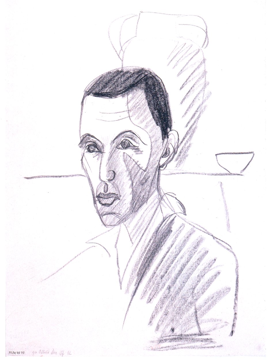 Selvportrett av Ernst Ludwig Kirchner