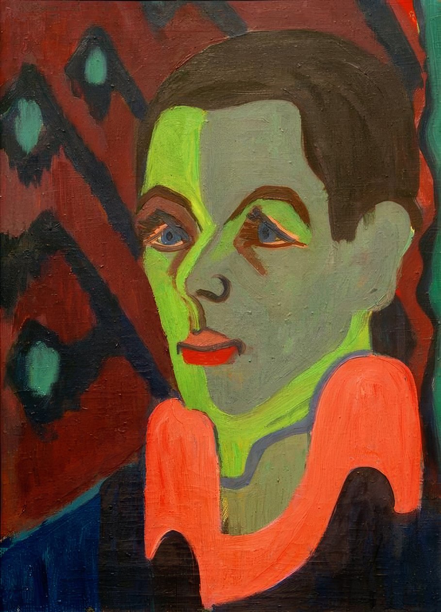 Selvportrett av Ernst Ludwig Kirchner