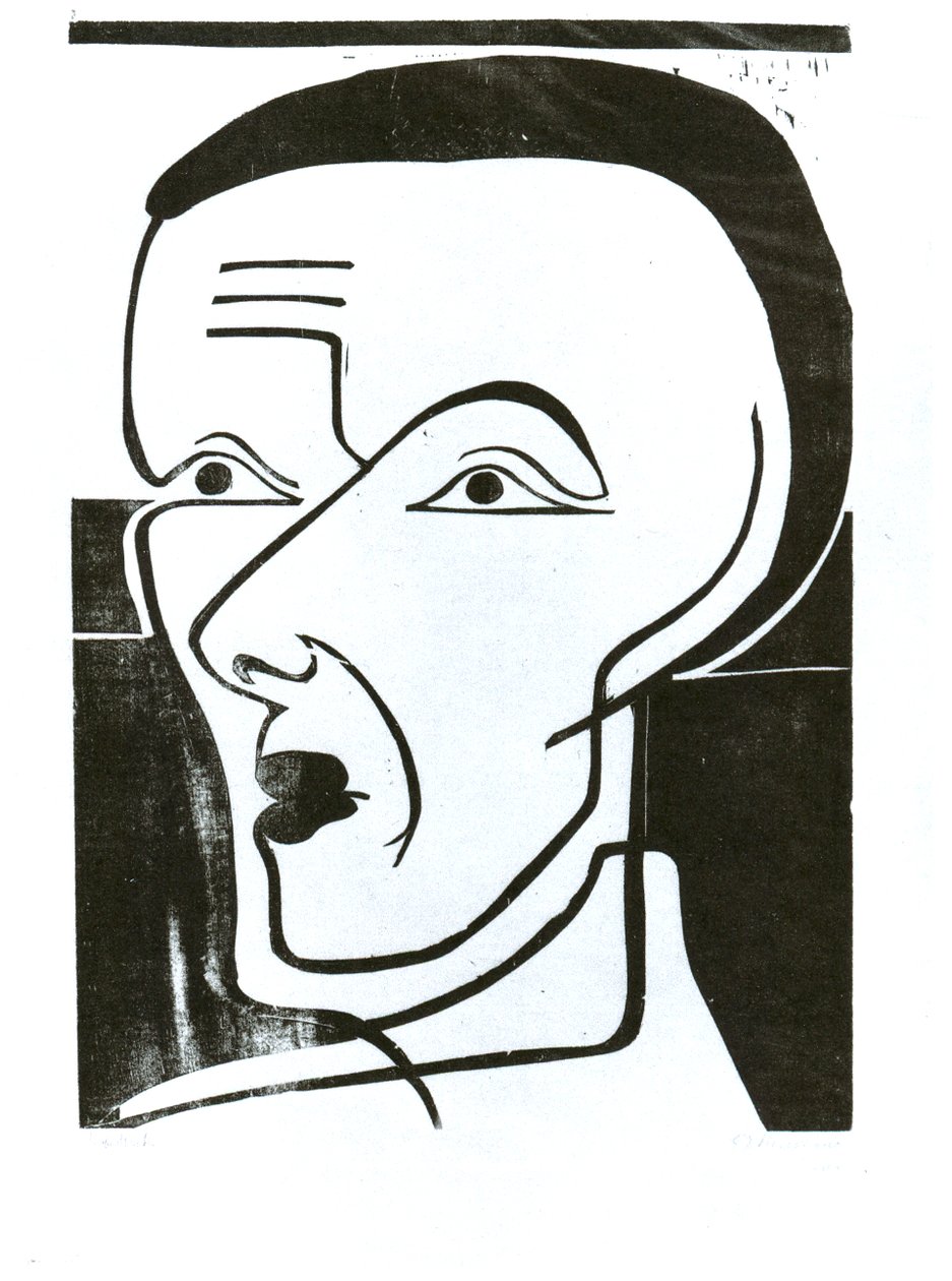 Selvportrett av Ernst Ludwig Kirchner
