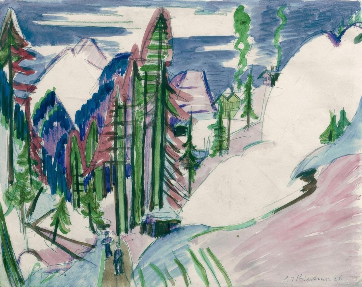 Sertigweg av Ernst Ludwig Kirchner