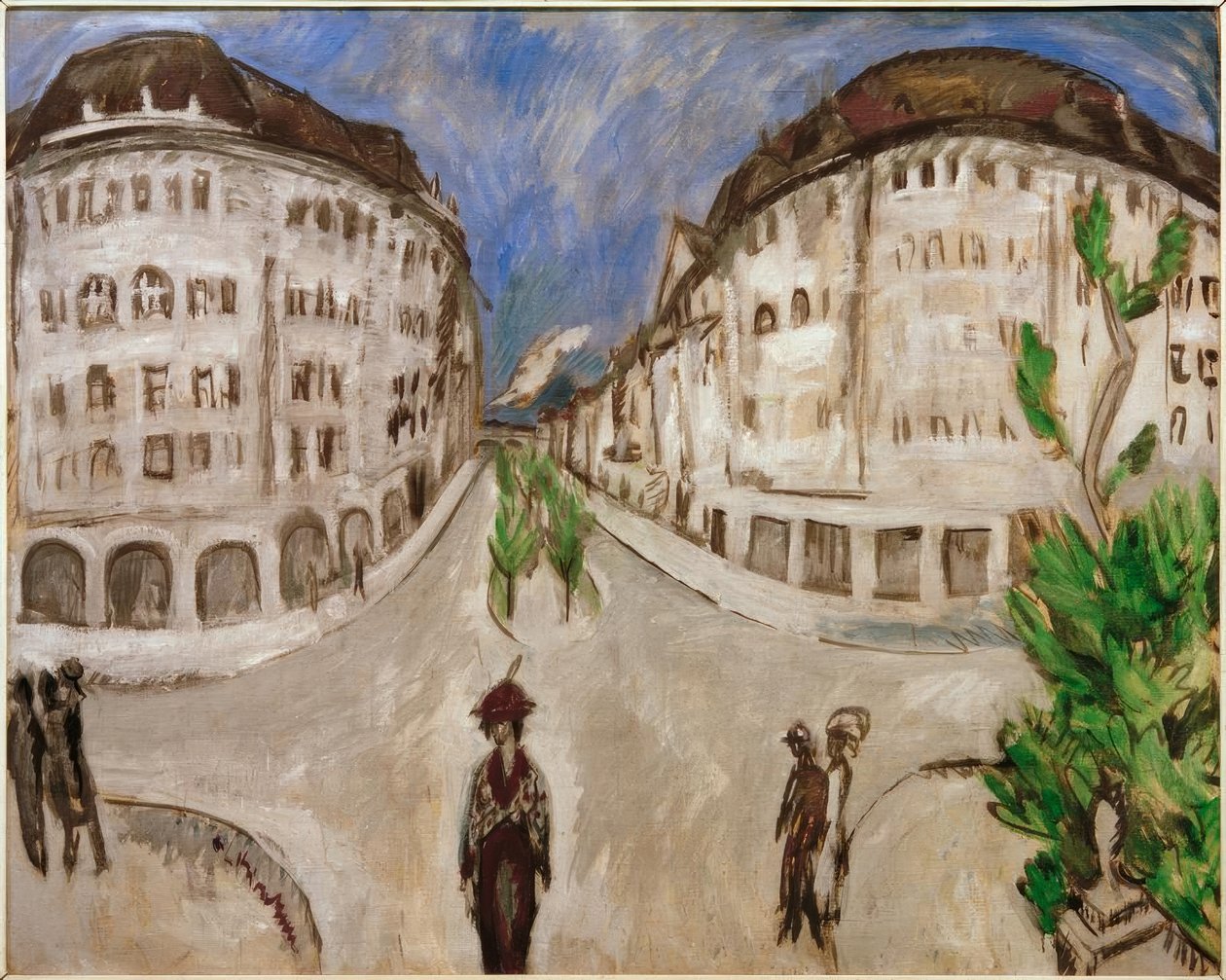 Gate ved Stadtpark Schöneberg av Ernst Ludwig Kirchner