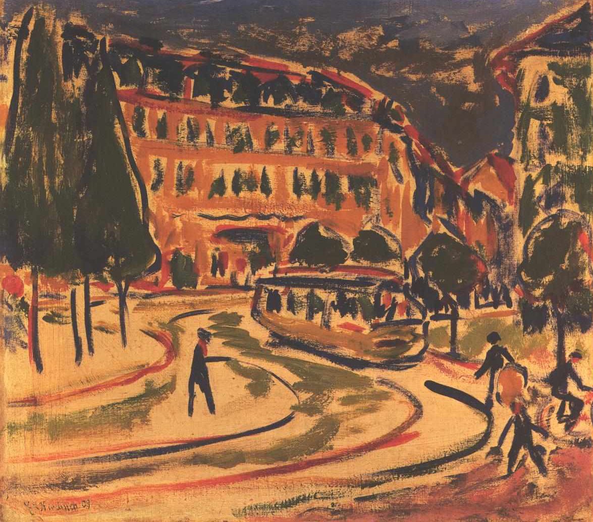 Trikk i Dresden av Ernst Ludwig Kirchner