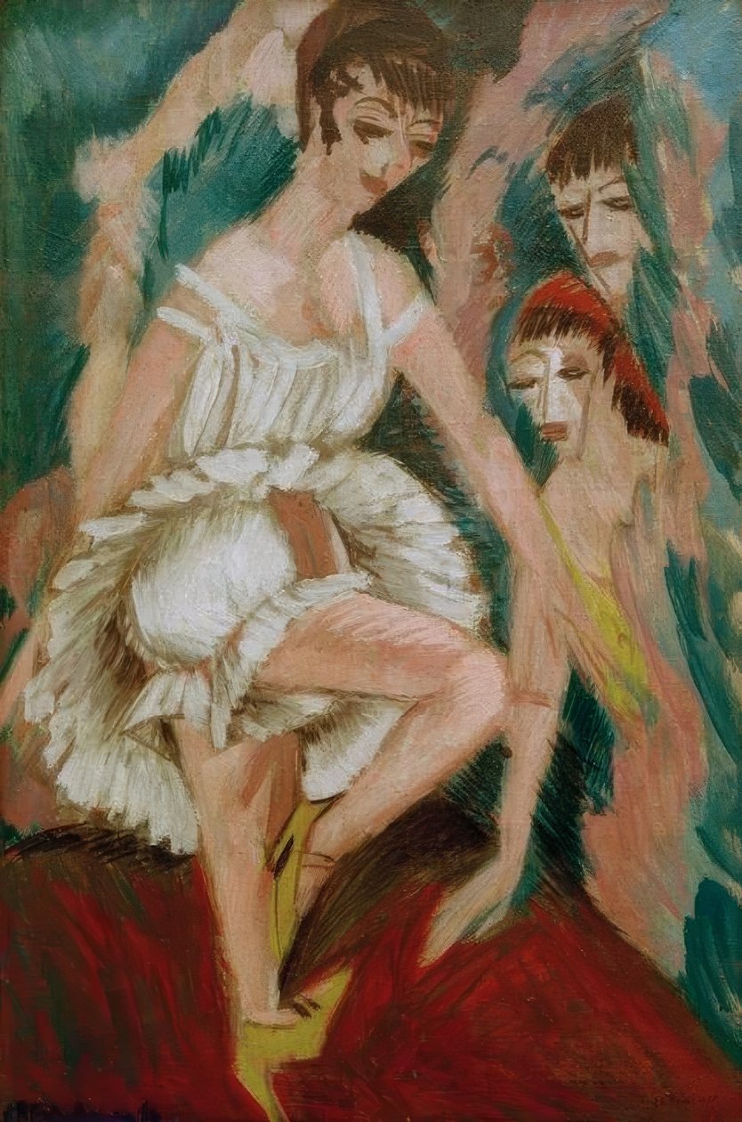 danser av Ernst Ludwig Kirchner