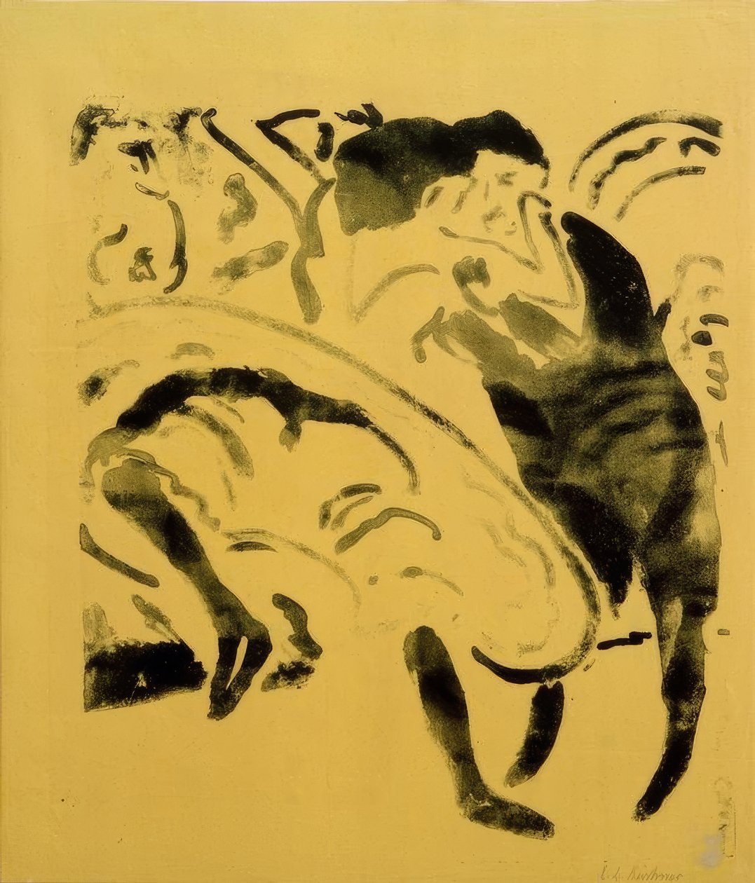 Dansepar av Ernst Ludwig Kirchner