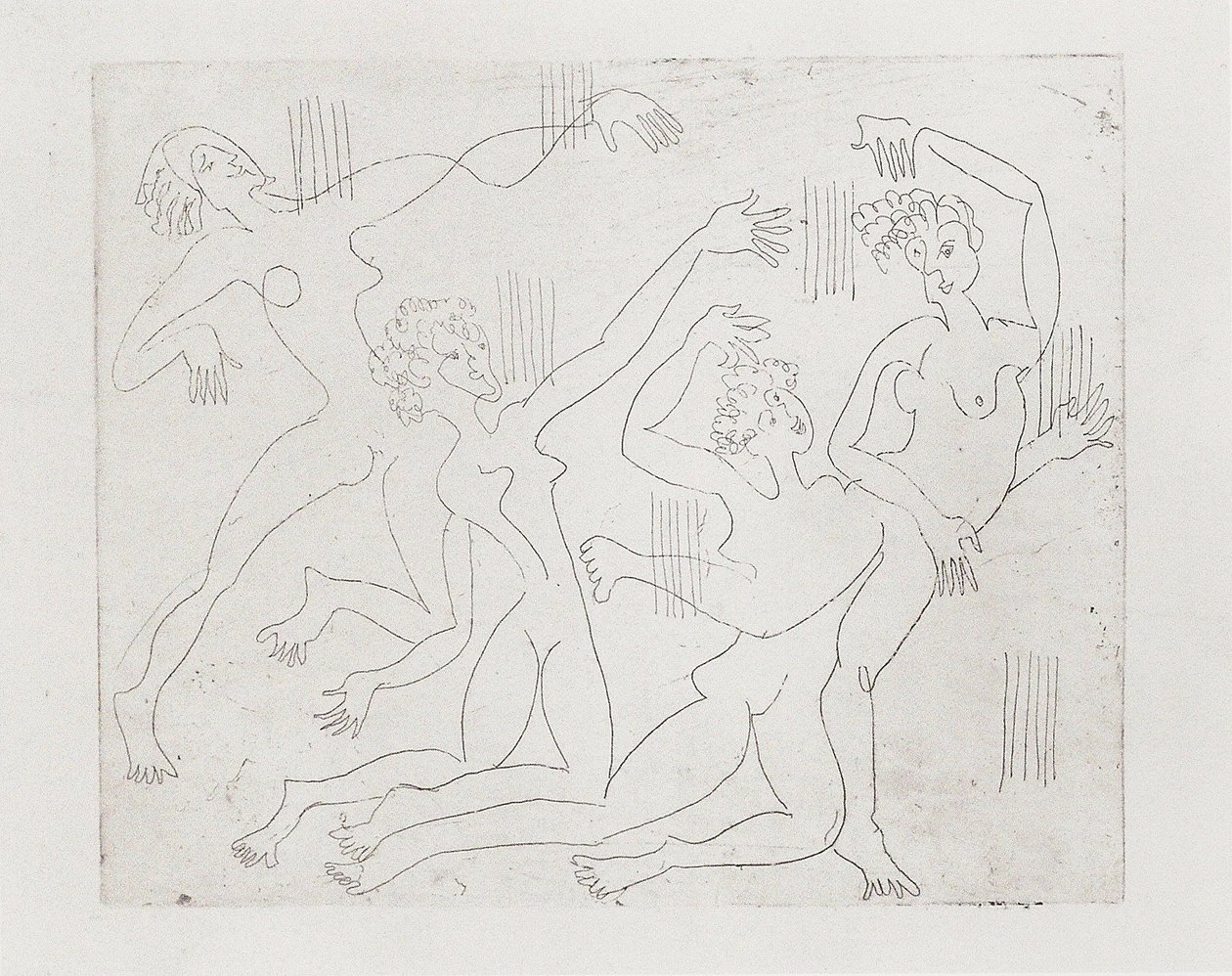 Danseskole av Ernst Ludwig Kirchner