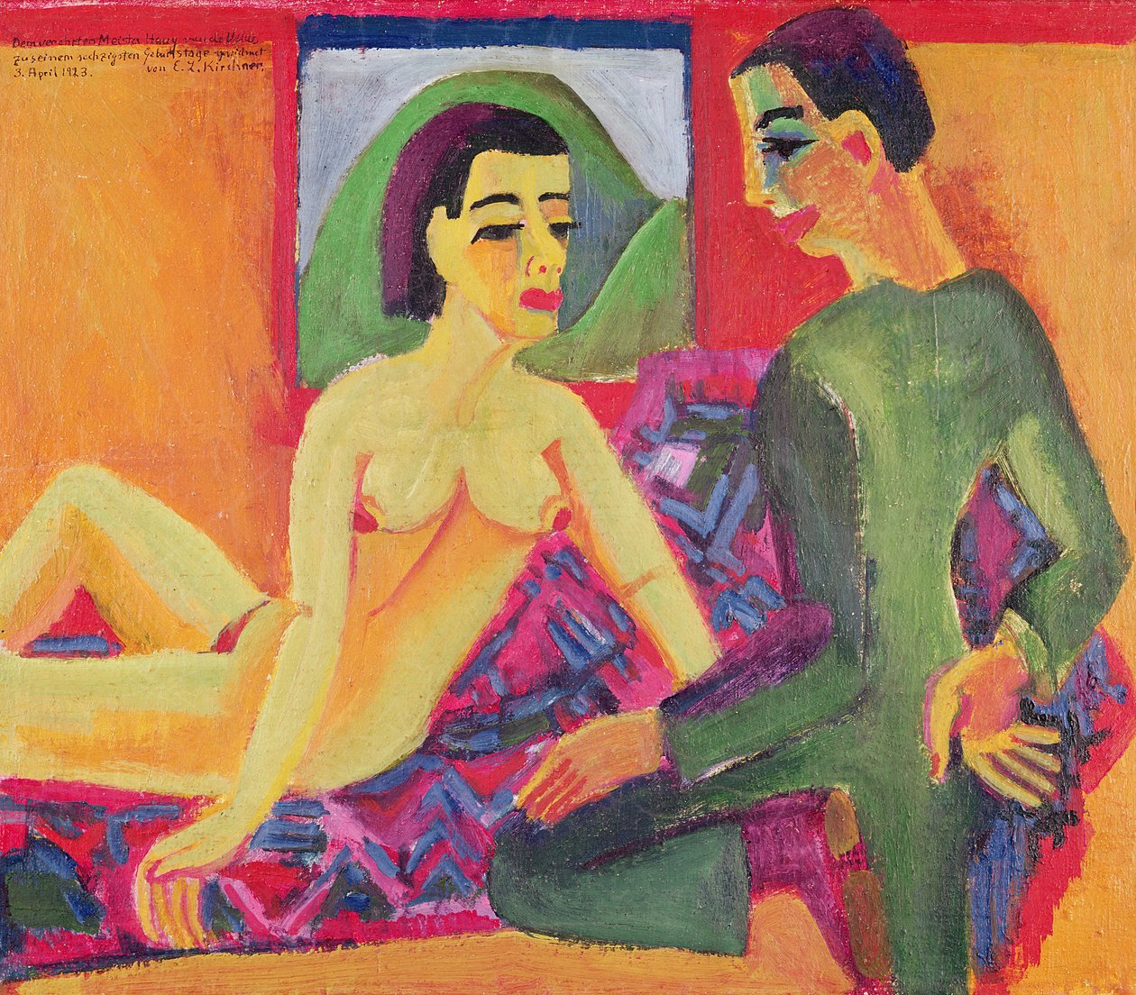 Paret, 1923 av Ernst Ludwig Kirchner