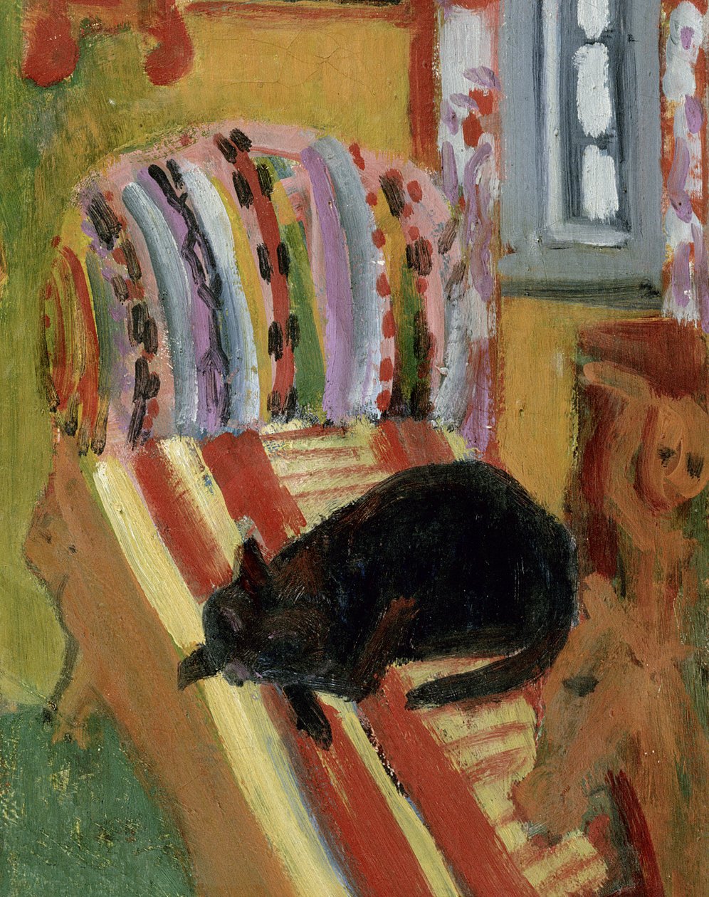 The Living Room, 1920 (detalj av 148757) av Ernst Ludwig Kirchner