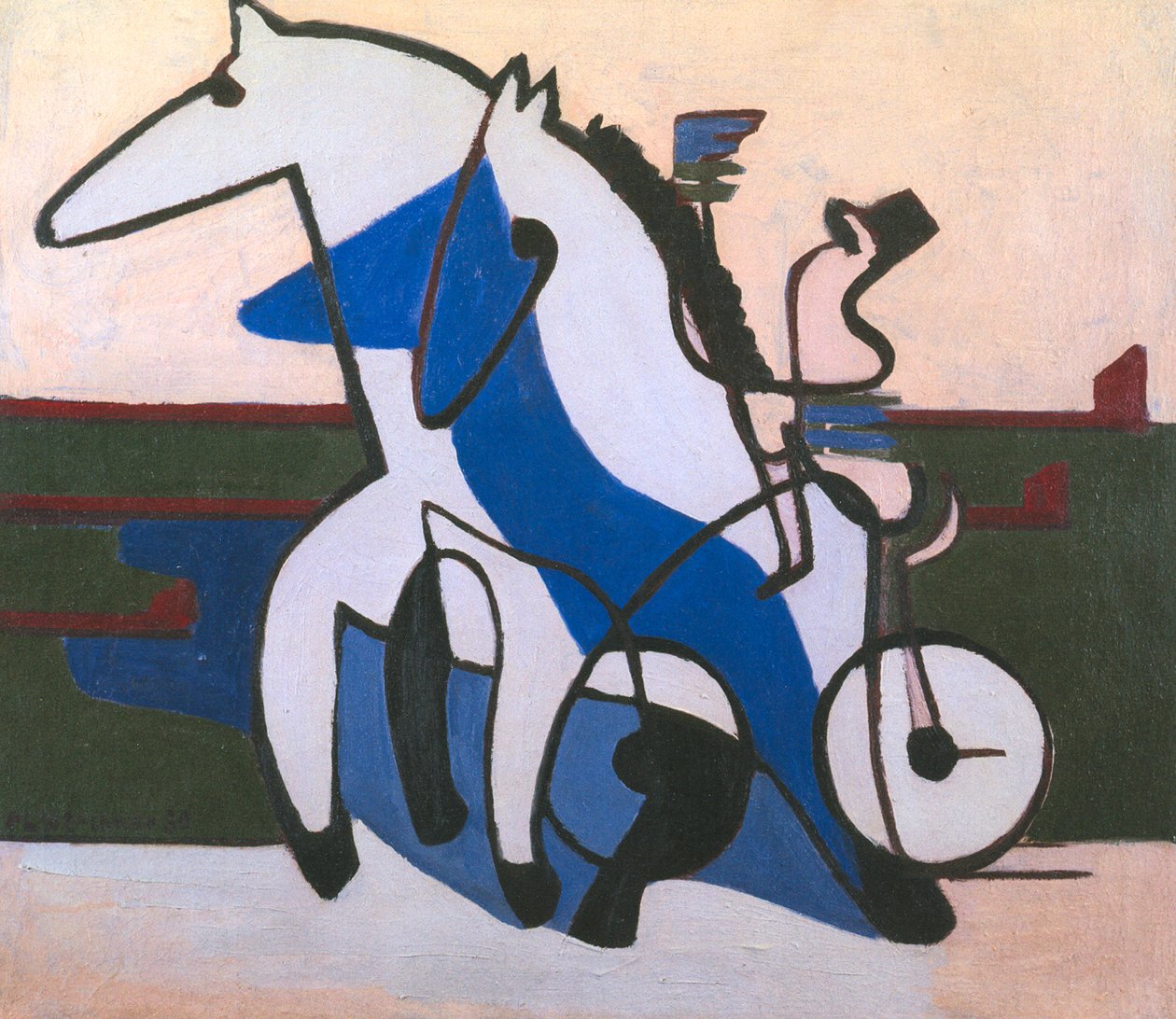 Team av travere av Ernst Ludwig Kirchner