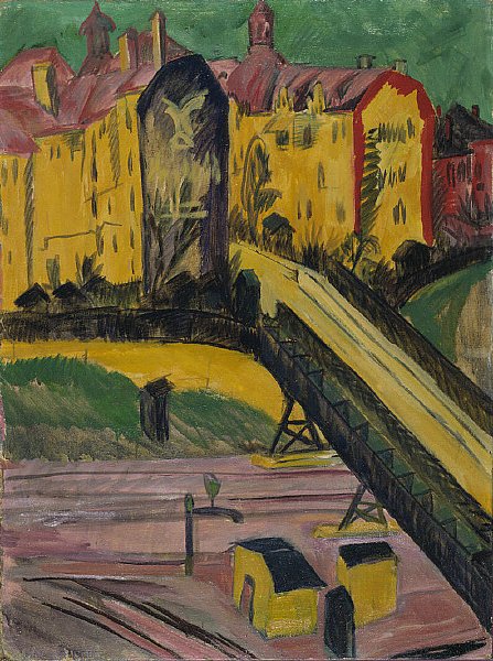Utsikt fra vinduet av Ernst Ludwig Kirchner