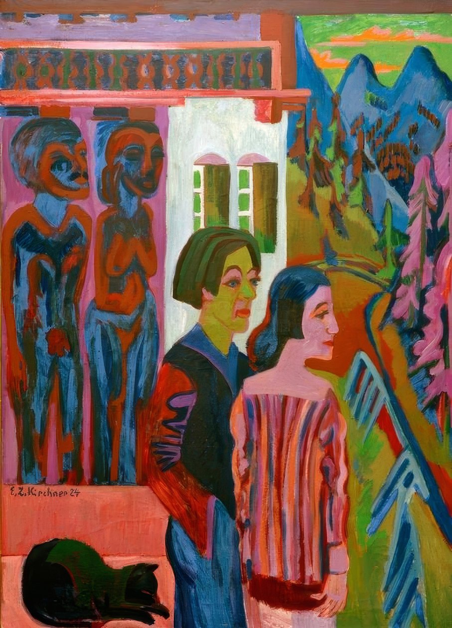 Før soloppgang av Ernst Ludwig Kirchner