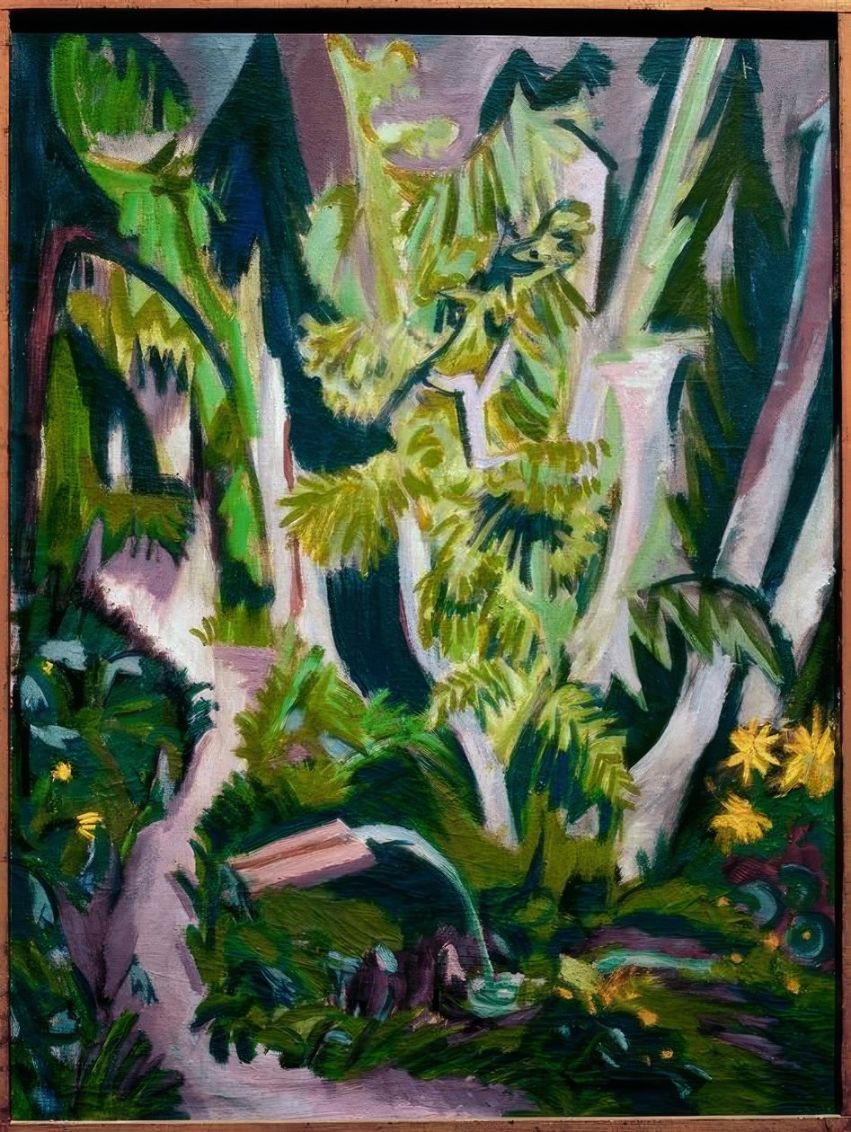 Waldinneres av Ernst Ludwig Kirchner