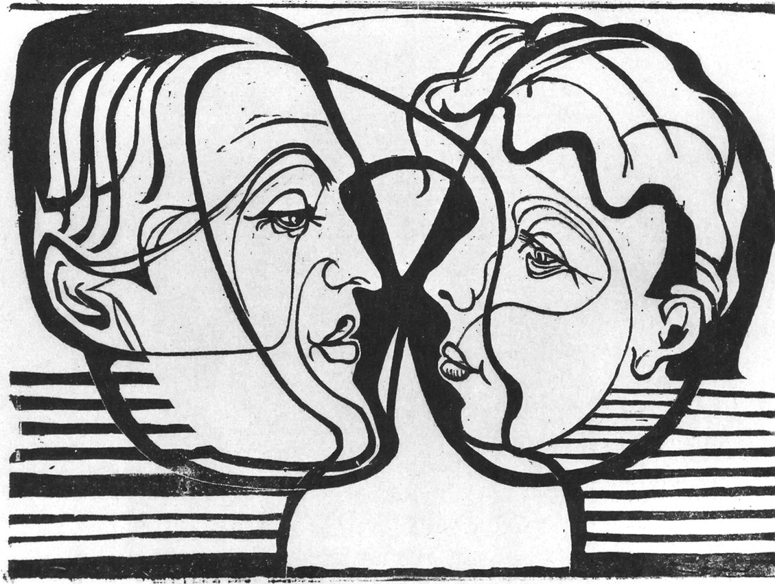 To hoder ser på hverandre av Ernst Ludwig Kirchner