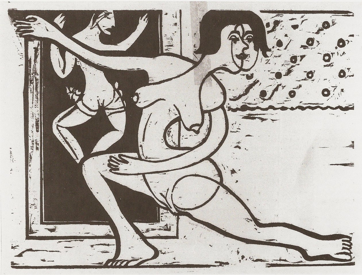 Trener danser av Ernst Ludwig Kirchner