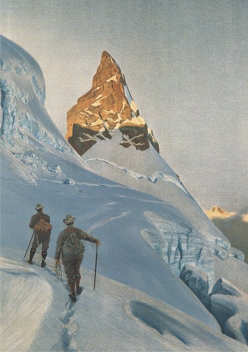 Morgensol på Chrast Aguzza av Ernst Platz