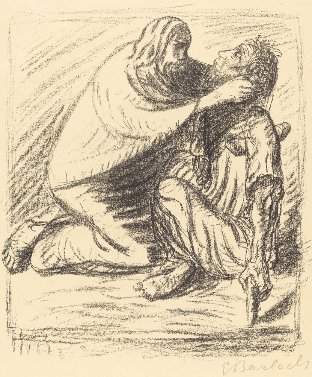 Salige er de barmhjertige av Ernst Barlach