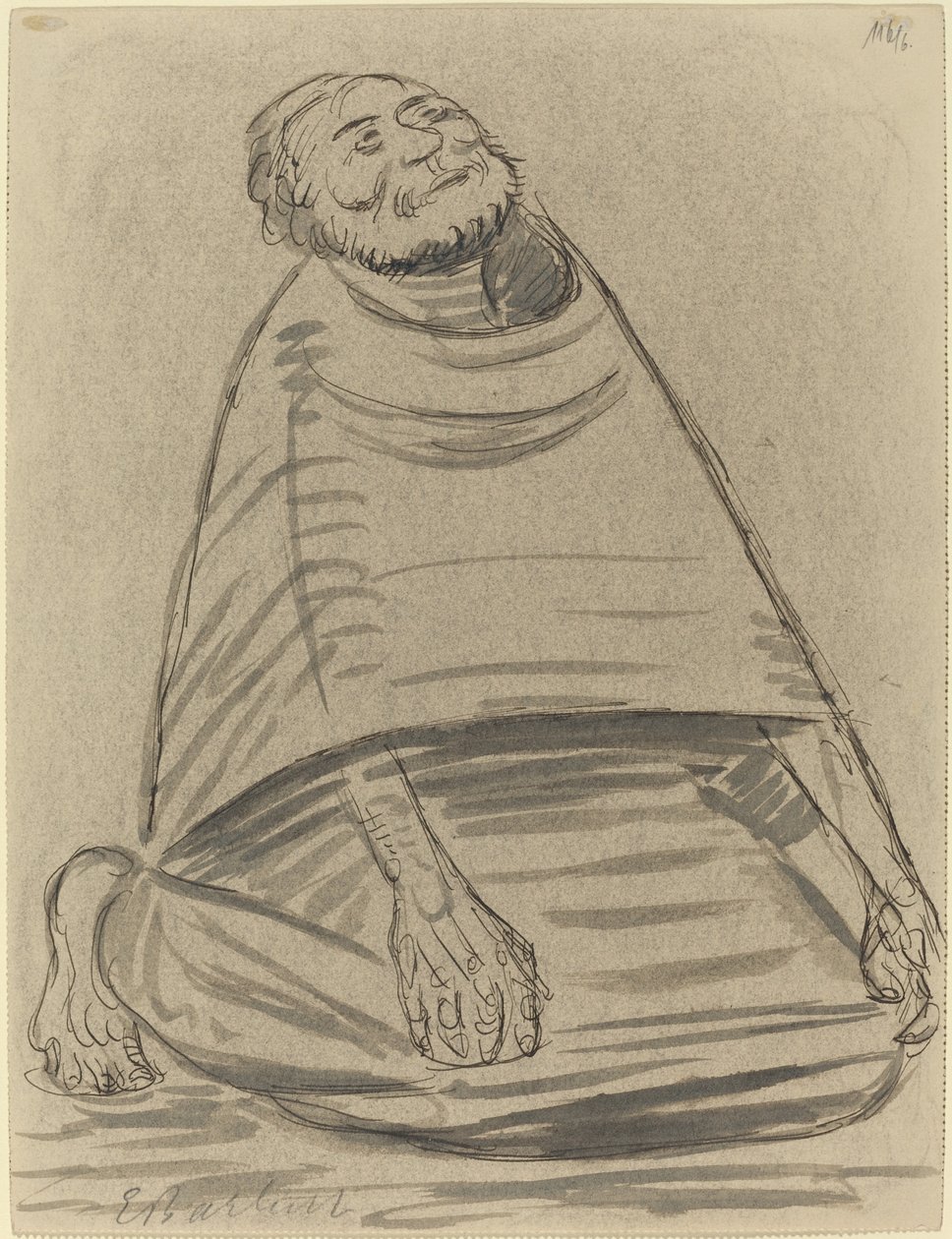 Mann som kneler av Ernst Barlach