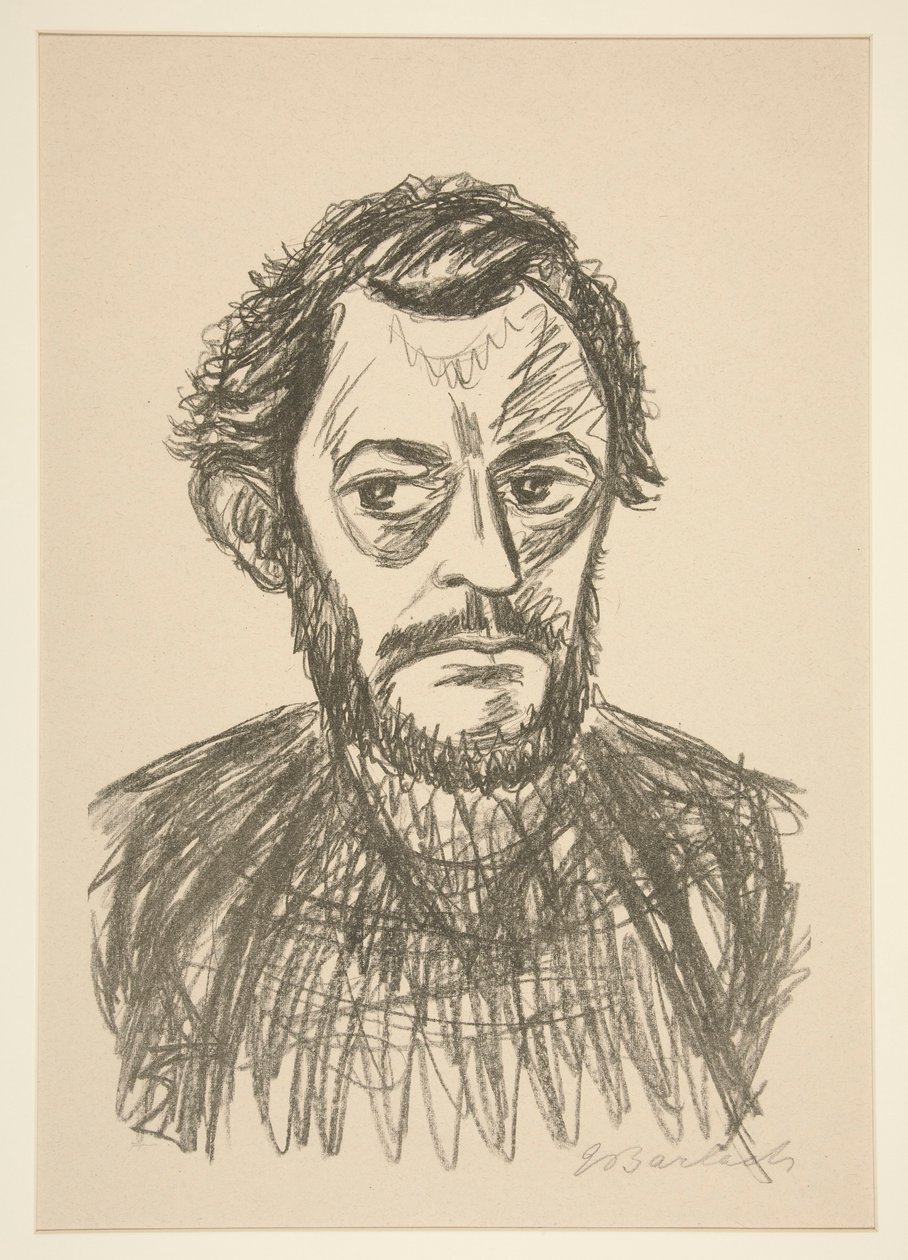 Selvportrett III (Selvportrett III) av Ernst Barlach