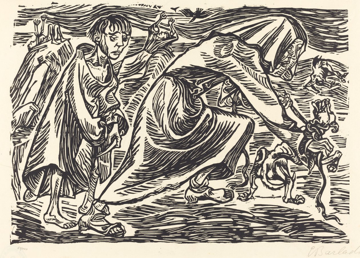 Hundefangeren av Ernst Barlach