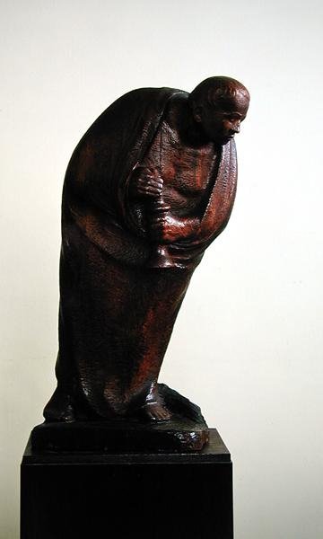 The Loner, 1911 (tre) av Ernst Barlach