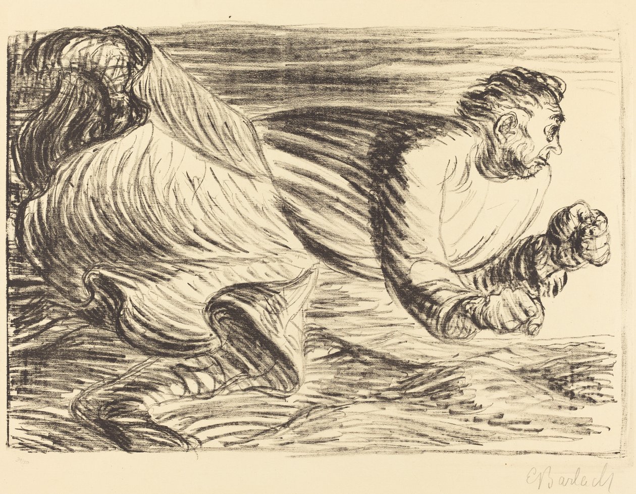 Den rasende barbaren av Ernst Barlach
