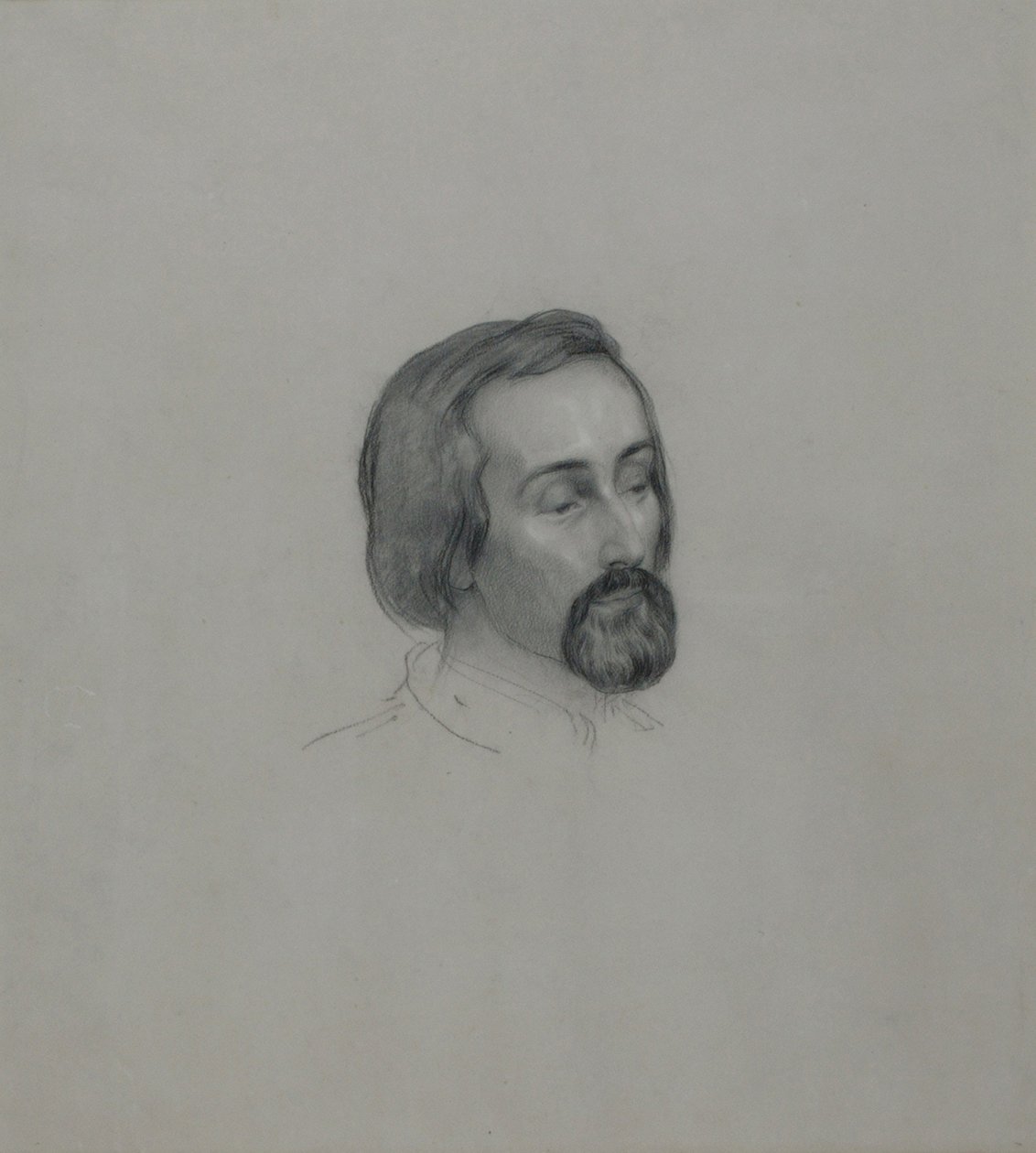 Portrett av poeten Heinrich Heine 1797-1856, 1851 av Ernst Benedikt Kietz