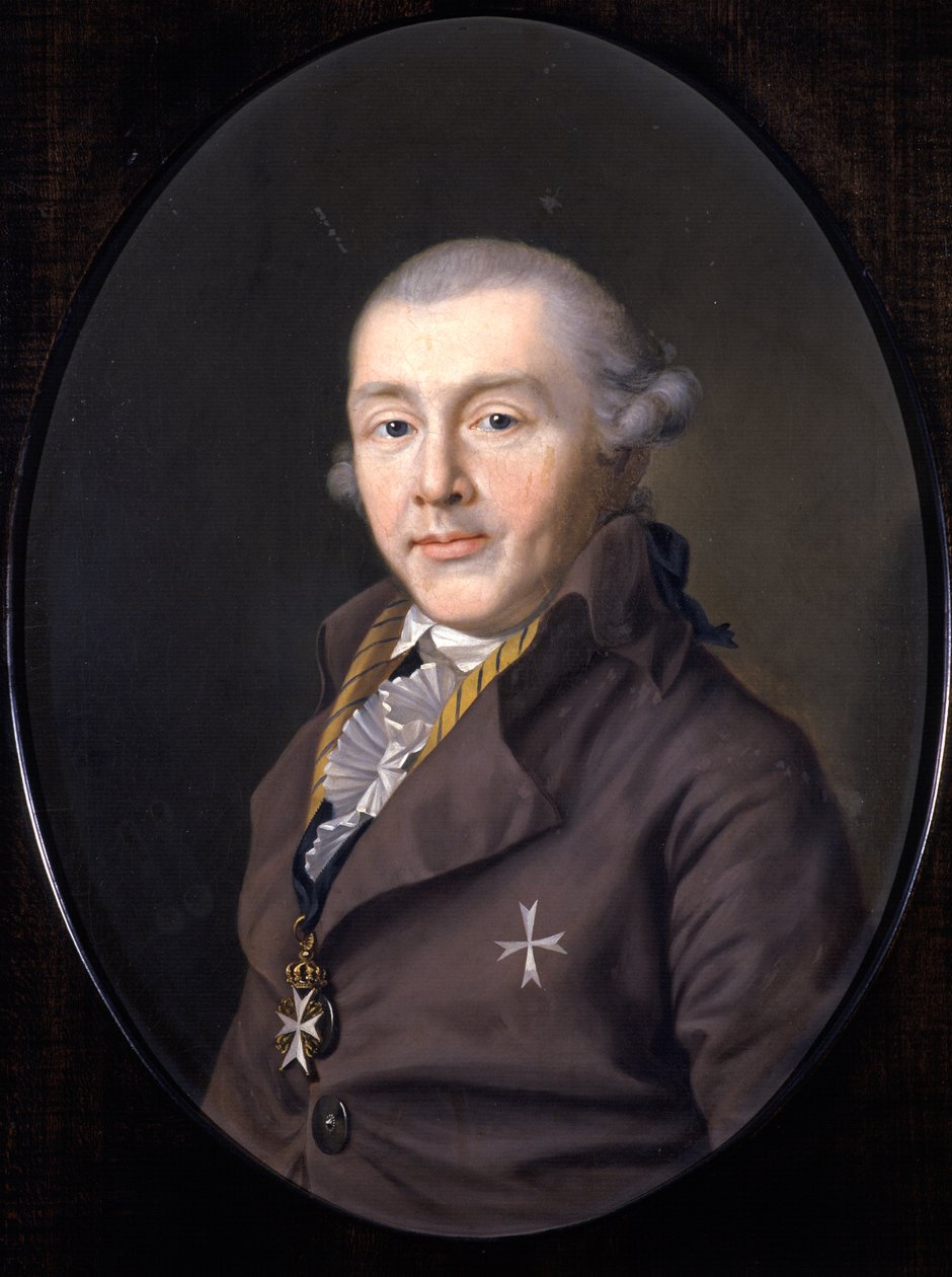 Portrett av prins August av Sachsen-Gotha-Altenburg, 1795 av Ernst Christian Specht