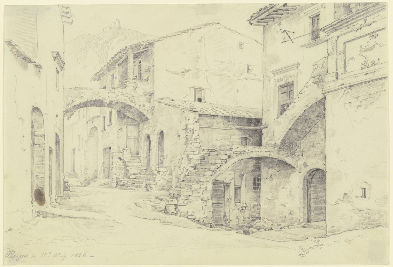 Gate i Terni-Papigno av Ernst Fries