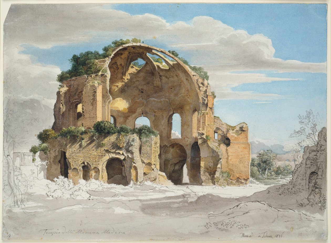 Minerva Medicas tempel i Roma av Ernst Fries