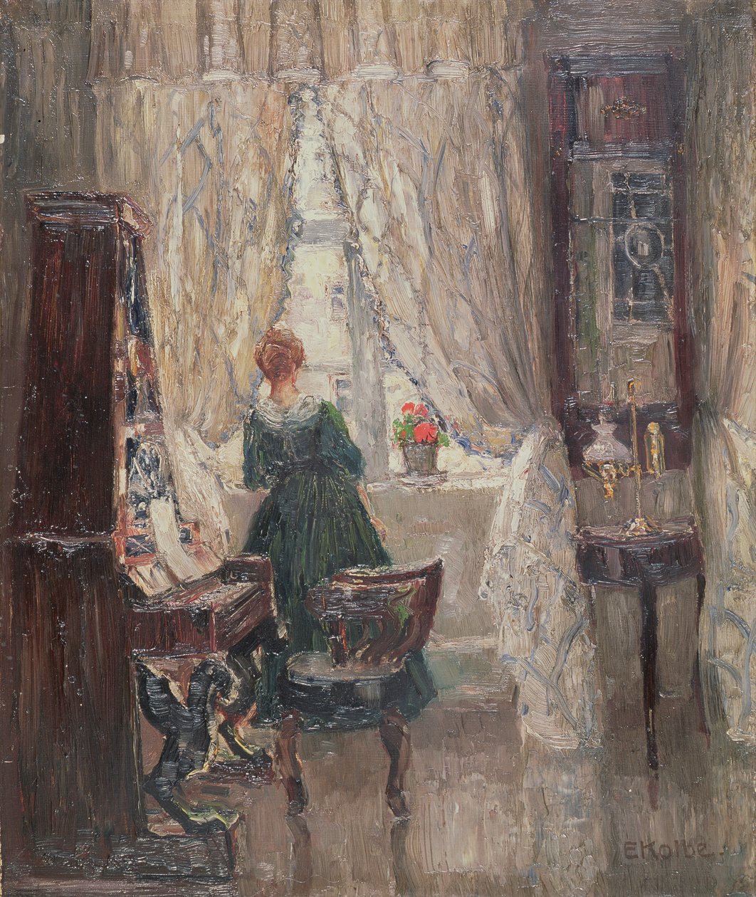 I Salongen, ca. 1910 av Ernst Kolbe