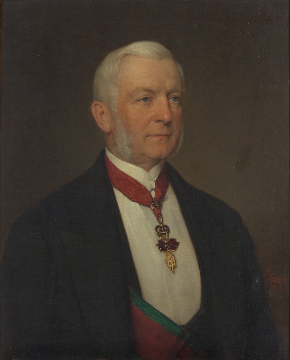 Politikeren Karl Wilhelm Philipp Prins Auersperg av Ernst Lafite
