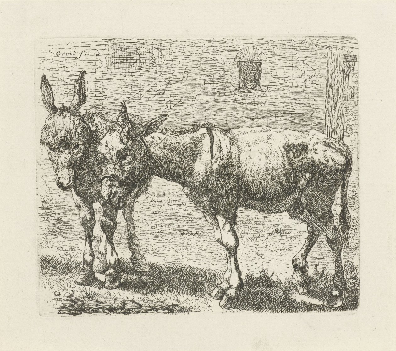 To esler av Ernst Ludwig Creite