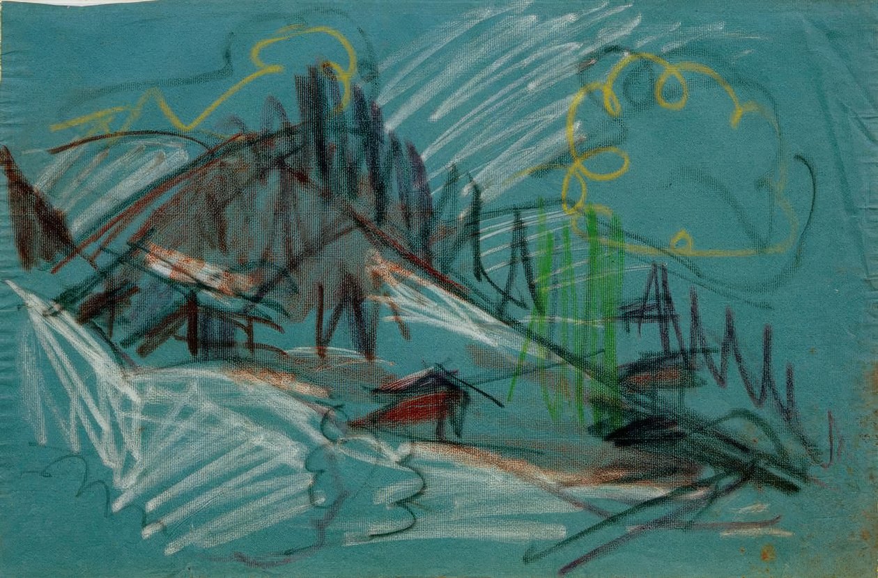 Alp i måneskinnet av Ernst Ludwig Kirchner