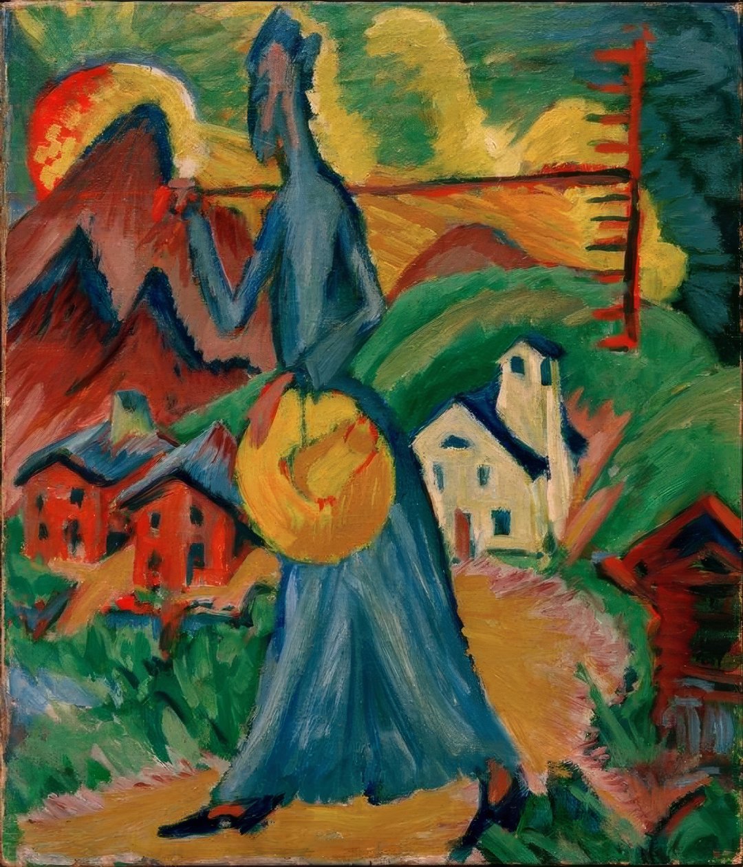 Alpint liv av Ernst Ludwig Kirchner
