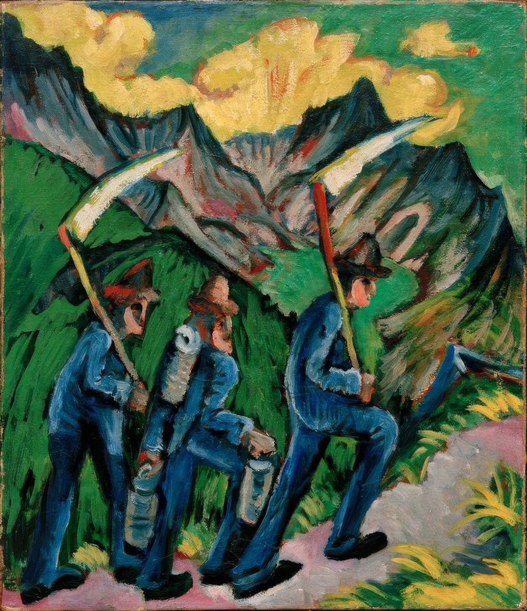 Alpint liv av Ernst Ludwig Kirchner