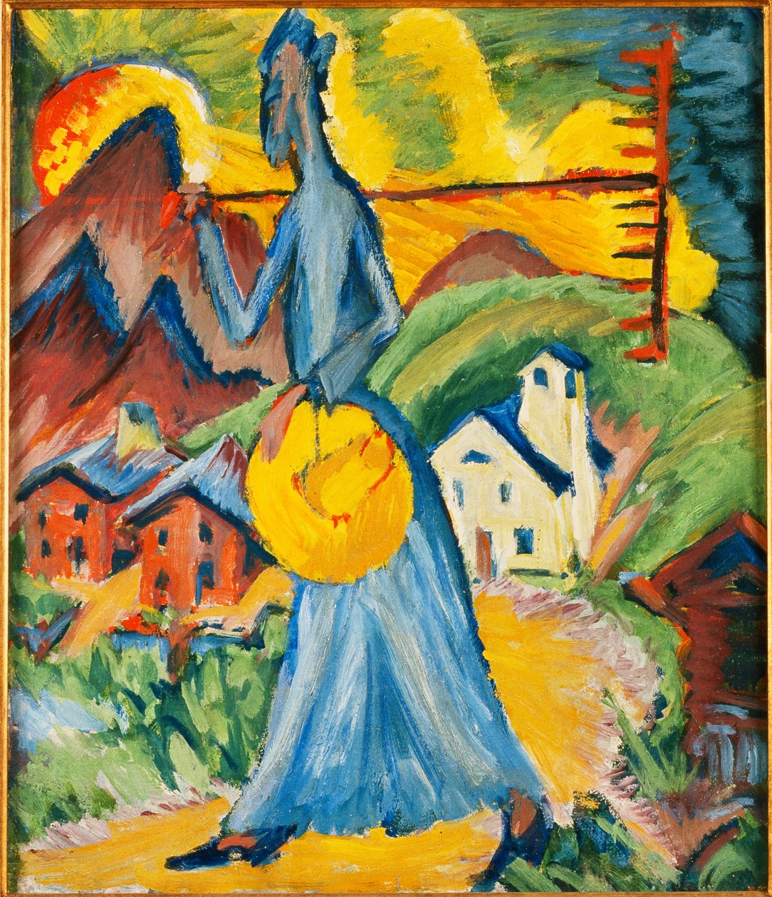 Alpleben, Triptych; Alpleben, Tryptykon av Ernst Ludwig Kirchner