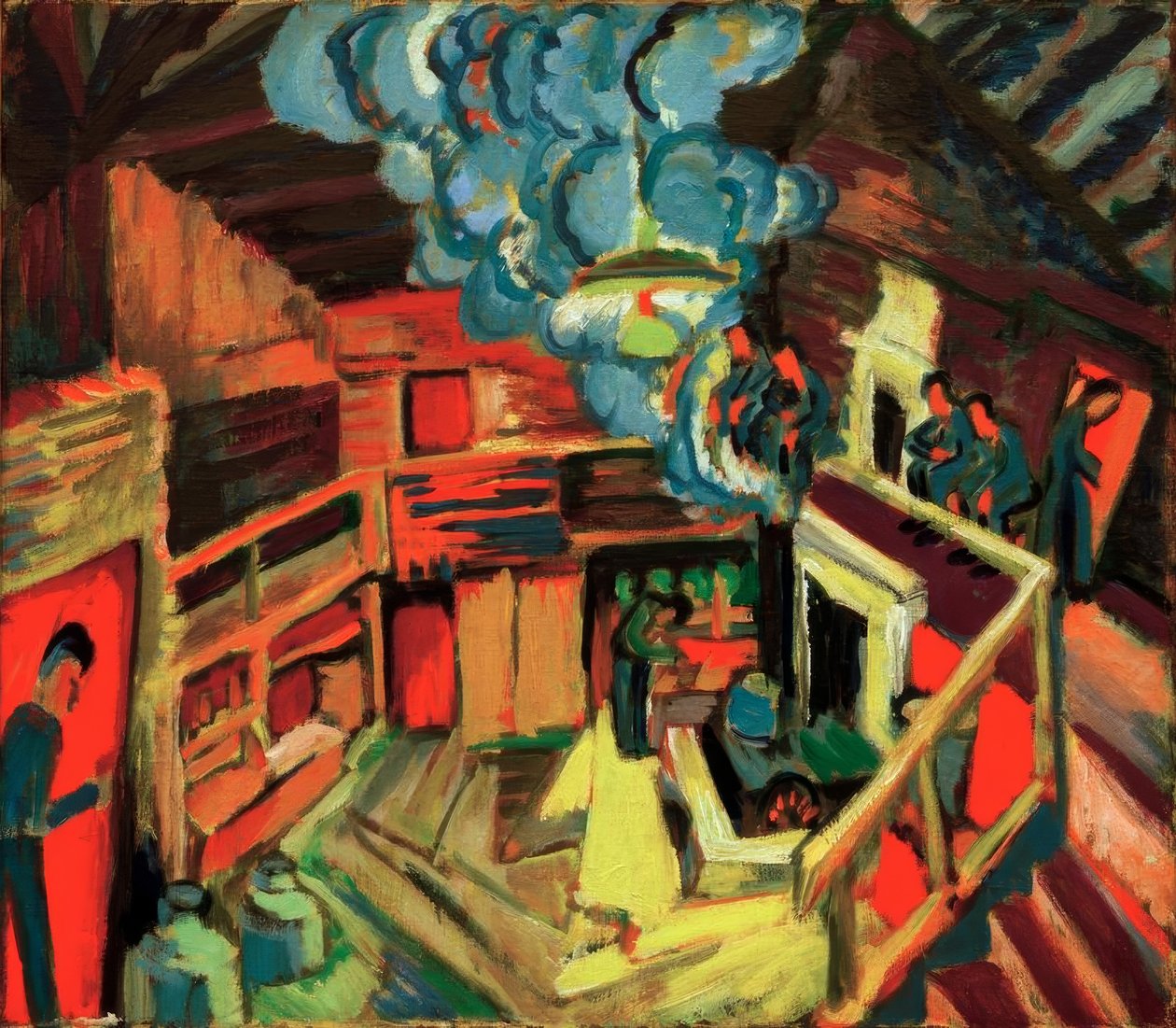 Gammel melkehytte av Ernst Ludwig Kirchner