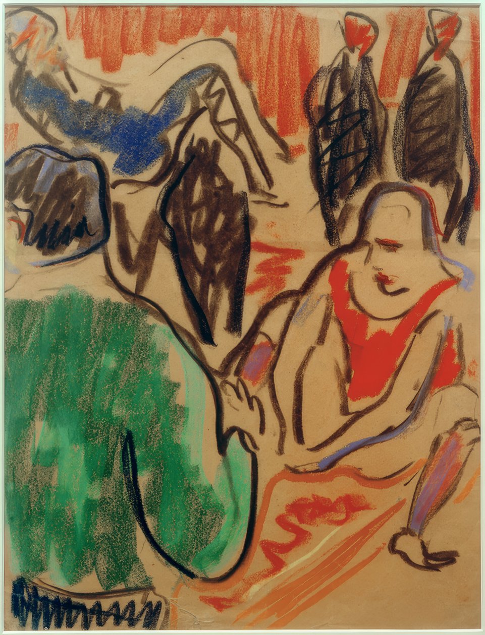 Kunstnere (gruppe mennesker) av Ernst Ludwig Kirchner