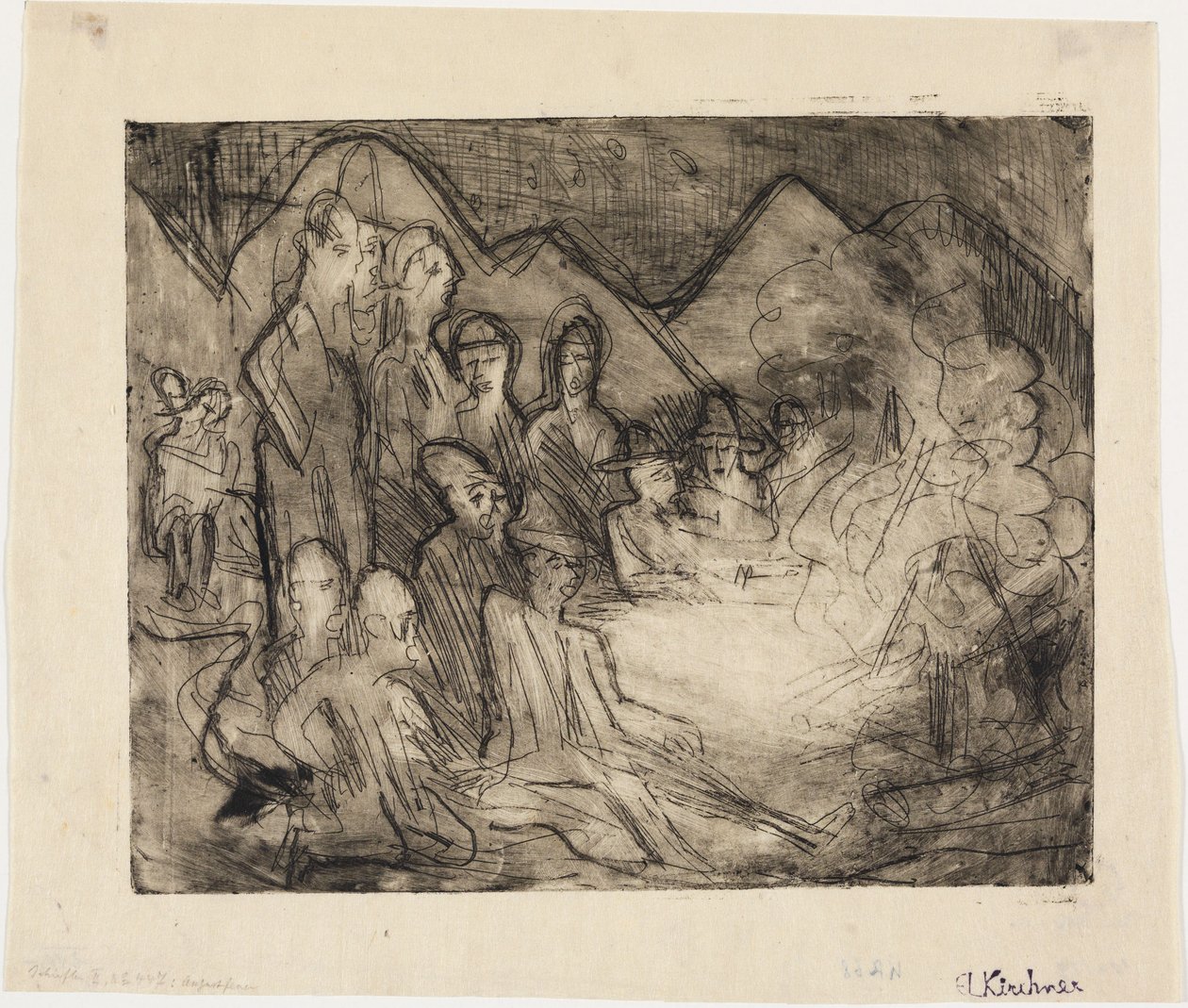 Augustbål av Ernst Ludwig Kirchner