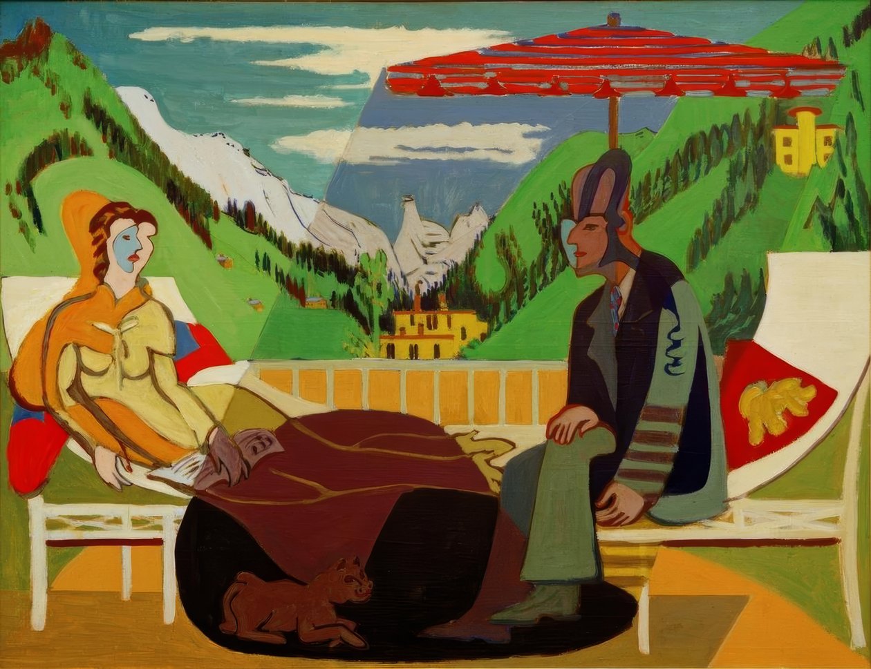 Balkong av Ernst Ludwig Kirchner
