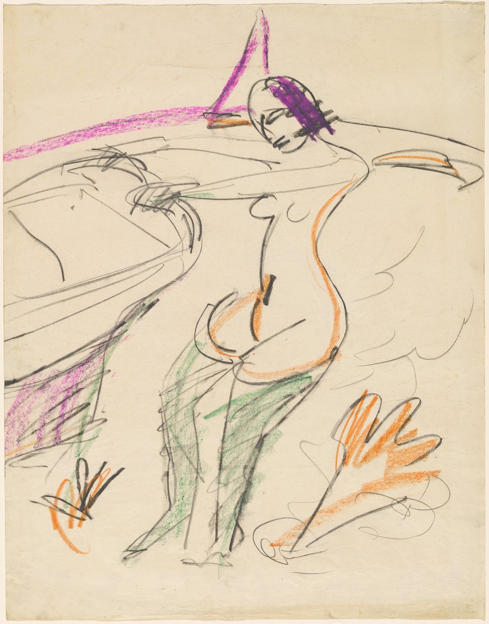 Badende av Ernst Ludwig Kirchner