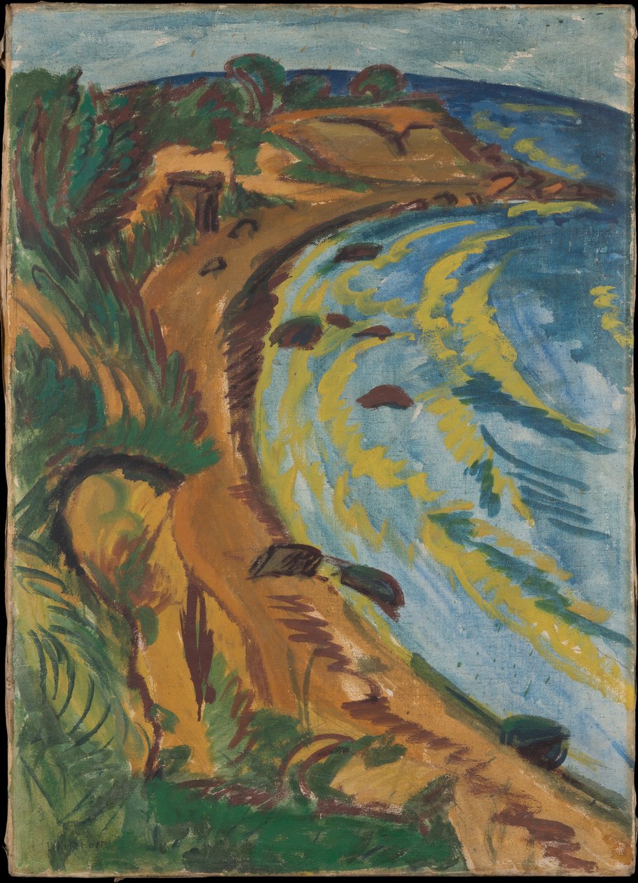Bukt på Fehmarns kyst av Ernst Ludwig Kirchner