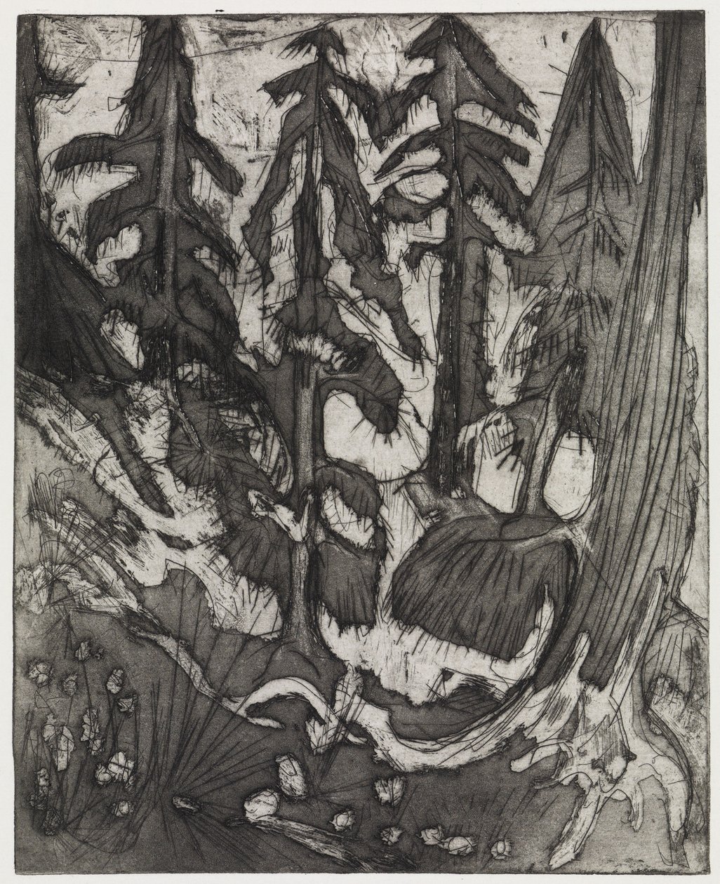 Fjellskog av Ernst Ludwig Kirchner