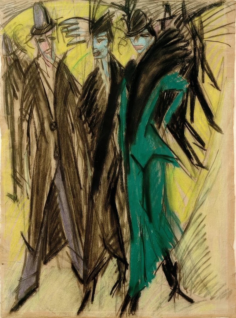 Berlins gatebilde av Ernst Ludwig Kirchner