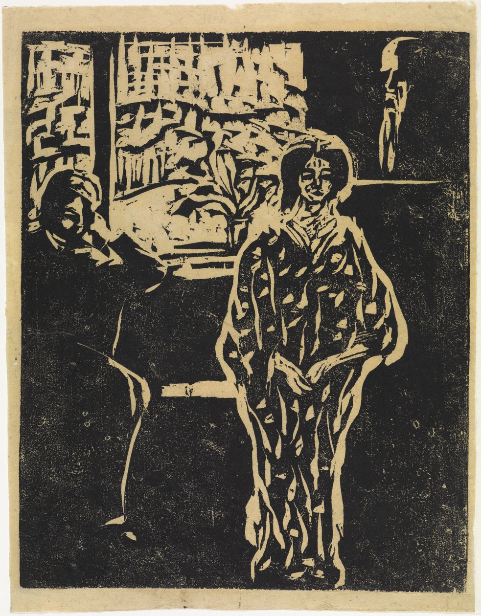 Besøksscene av Ernst Ludwig Kirchner