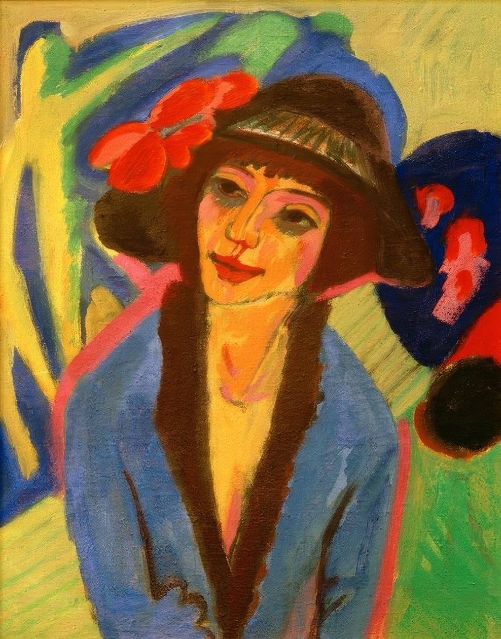 Portrett av Gerda av Ernst Ludwig Kirchner